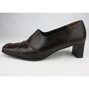 Paul Green Munchen Loafer Block Heels Square Toe